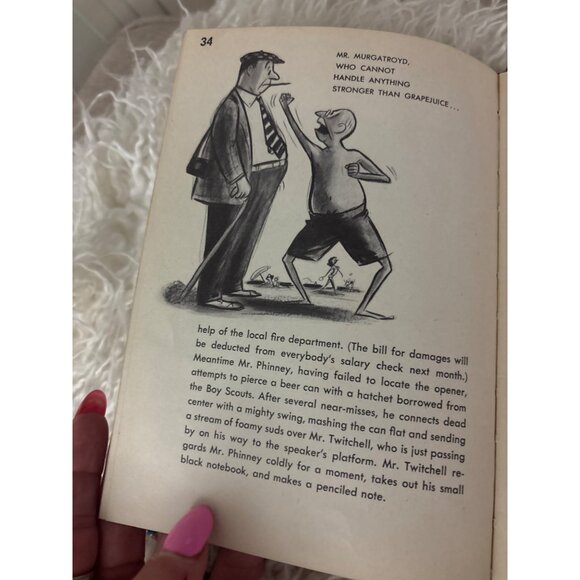 The Office Party Book Corey Ford Ill Whitney Darrow Jr. Vintage 1951 Hardcover - Picture 7 of 12